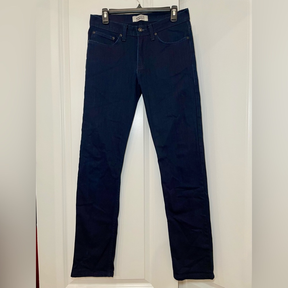 Naked & Famous Denim Men’s Straight Dark Indigo Jeans